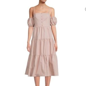 NWOT BCBG MaxAzria cotton tiered dress